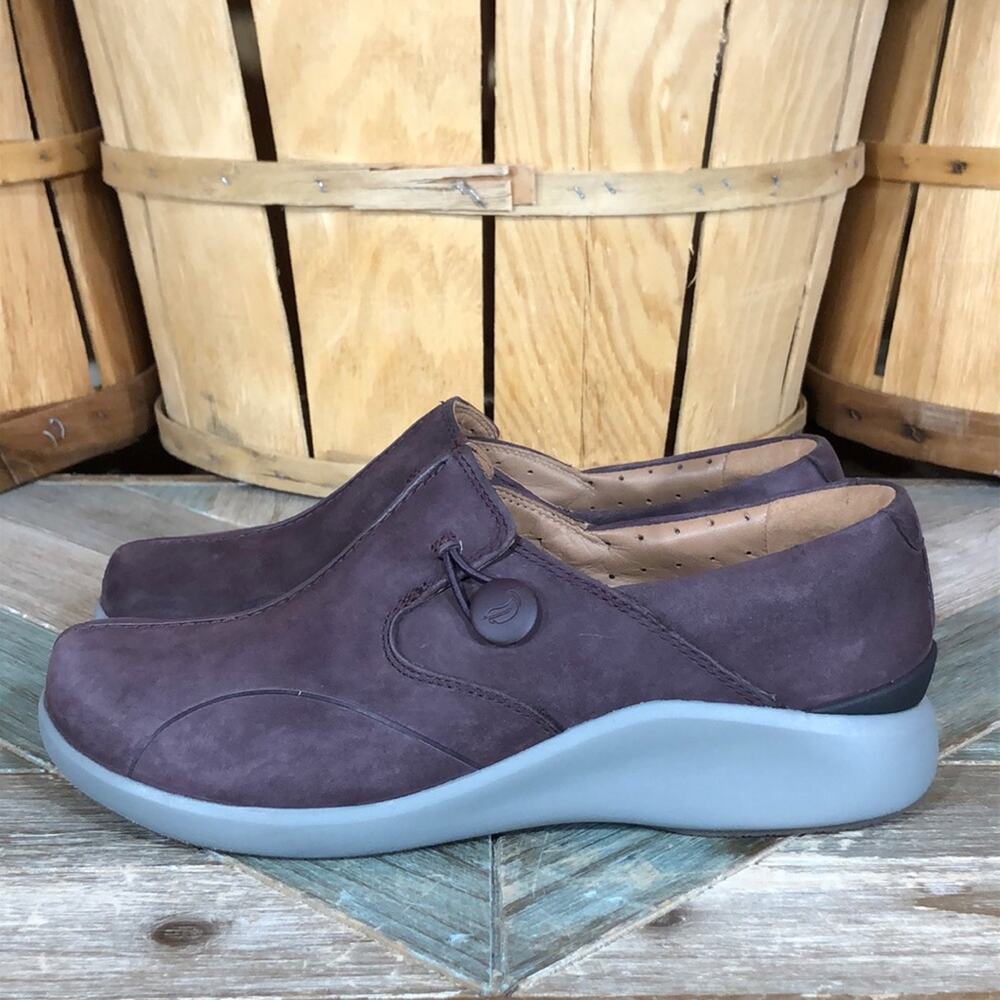 Clarks Unstructured Un Loop 2 Burgundy Leather Co… - image 2